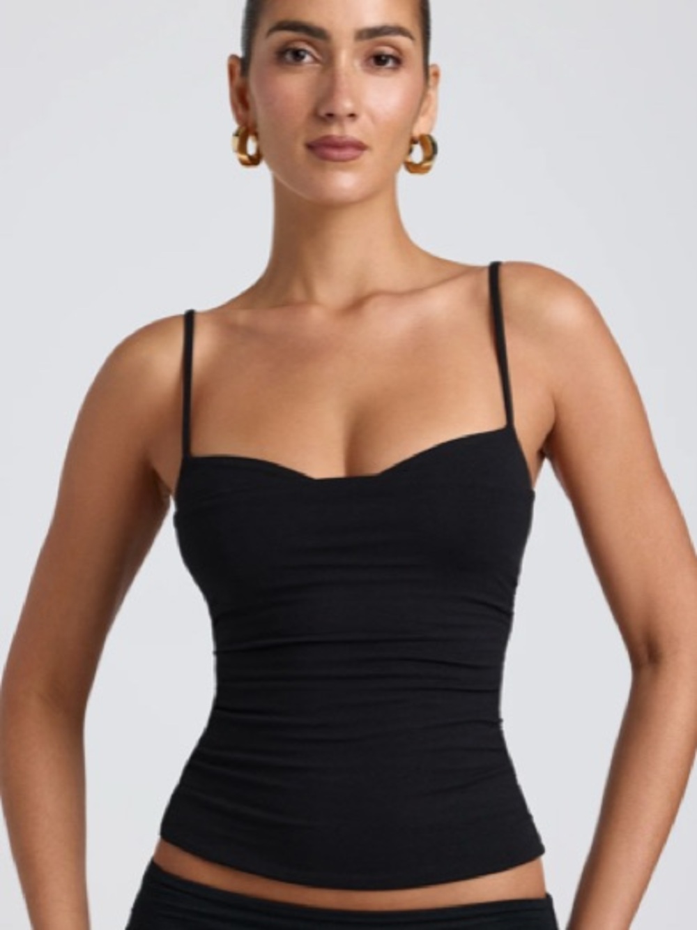OhPolly ruched layered tank